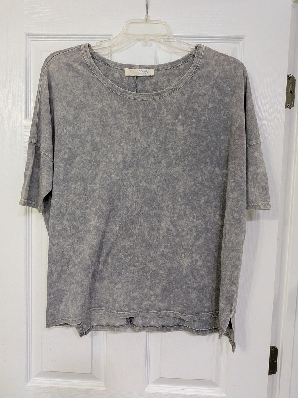 Mineral-Wash Tunic Top